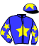 casaque portée par Beaurain T. jockey du cheval de course EASTER DREAM, information pmu ZETURF