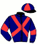 casaque portée par Durville Mar. jockey du cheval de course IMPACT MAGIC, information pmu ZETURF