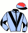 casaque portée par De Chitray A. jockey du cheval de course FUN WORK, information pmu ZETURF