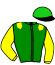 casaque portée par Pacaut Mlle C. jockey du cheval de course BRIGHT CRESCENT (GB), information pmu ZETURF