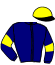 casaque portée par Pasquier S. jockey du cheval de course EUDAIMONIA (FR), information pmu ZETURF