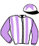 casaque portée par Bourgeais A. jockey du cheval de course BRIGHT DINASTY (FR), information pmu ZETURF