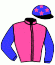 casaque portée par Pouchin A. jockey du cheval de course BELEAVE YOU (FR), information pmu ZETURF