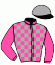 casaque portée par Michel Mlle Mic. jockey du cheval de course ROCK CHOP (FR), information pmu ZETURF