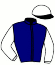 casaque portée par Madamet A. jockey du cheval de course IVOIRE DU SEUIL (FR), information pmu ZETURF