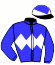 casaque portée par Guyon M. jockey du cheval de course KING SOLOMON, information pmu ZETURF