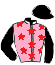 casaque portée par Williams C. jockey du cheval de course HONNEUR D'AJONC (FR), information pmu ZETURF