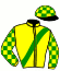 casaque portée par Planque S. jockey du cheval de course LIORA (DE), information pmu ZETURF