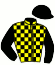 casaque portée par Journiac H. jockey du cheval de course KISSING LIGHT (FR), information pmu ZETURF