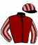 casaque portée par Benoist G. jockey du cheval de course FORCE DE L'AUBE (IE), information pmu ZETURF