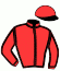 casaque portée par Androuin M. jockey du cheval de course ROCK OF SPIRIT (FR), information pmu ZETURF