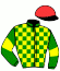 casaque portée par Mosse G. jockey du cheval de course NERIAN (DE), information pmu ZETURF