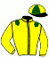 casaque portée par Eon Mlle M. jockey du cheval de course PRINCE HERITIER (FR), information pmu ZETURF