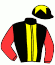 casaque portée par Roussel Léo jockey du cheval de course DIAKHER (FR), information pmu ZETURF