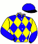casaque portée par Bachelot T. jockey du cheval de course LILLY BIRD (IE), information pmu ZETURF
