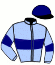 casaque portée par Hardouin E. jockey du cheval de course JOE FRANCAIS, information pmu ZETURF