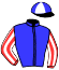 casaque portée par Barzalona M. jockey du cheval de course WILANTOS (DE), information pmu ZETURF