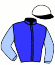casaque portée par Marie B. jockey du cheval de course GRINDELS, information pmu ZETURF