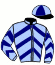 casaque portée par Mosse A. jockey du cheval de course INCOGNITO, information pmu ZETURF
