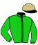 casaque portée par Eon Mlle M. jockey du cheval de course EN MELODY, information pmu ZETURF