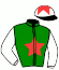 casaque portée par Pacaut Mlle C. jockey du cheval de course MIDGREY, information pmu ZETURF
