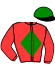 casaque portée par Banz Mlle C. jockey du cheval de course VICTORIOUS SEA, information pmu ZETURF