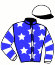 casaque portée par Androuin M. jockey du cheval de course CHECKMATE FORLONGE, information pmu ZETURF