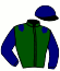 casaque portée par Pasquier S. jockey du cheval de course GREEN MAXIOS, information pmu ZETURF