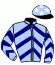 casaque portée par Richard G. jockey du cheval de course ISARAK, information pmu ZETURF