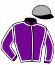 casaque portée par Deno P. jockey du cheval de course GALAXIE QUEST, information pmu ZETURF