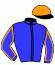 casaque portée par Peslier O. jockey du cheval de course EQUOS ALLEZ, information pmu ZETURF