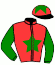casaque portée par Benoist G. jockey du cheval de course PURPLE RAIN, information pmu ZETURF