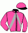 casaque portée par Eon Mlle M. jockey du cheval de course CUBA LIBRE, information pmu ZETURF