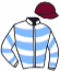 casaque portée par Zuliani A. jockey du cheval de course LA GACHERE, information pmu ZETURF