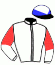 casaque portée par Bachelot T. jockey du cheval de course GRAND STARS, information pmu ZETURF casaque portée par Bachelot T. jockey du cheval de course GRAND STARS, information pmu ZETURF