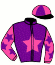 casaque portée par Santiago Mlle D. jockey du cheval de course MY DARLING, information pmu ZETURF