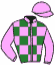 casaque portée par Pouchin A. jockey du cheval de course BEVAN, information pmu ZETURF casaque portée par Pouchin A. jockey du cheval de course BEVAN, information pmu ZETURF