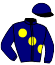 casaque portée par Guyon M. jockey du cheval de course SEA THEME, information pmu ZETURF casaque portée par Guyon M. jockey du cheval de course SEA THEME, information pmu ZETURF