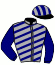 casaque portée par Bachelot T. jockey du cheval de course SPIRIT OF DREAMS, information pmu ZETURF casaque portée par Bachelot T. jockey du cheval de course SPIRIT OF DREAMS, information pmu ZETURF