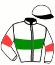 casaque portée par Valle Skar Mlle F. jockey du cheval de course HAPPY HUNTER, information pmu ZETURF casaque portée par Valle Skar Mlle F. jockey du cheval de course HAPPY HUNTER, information pmu ZETURF
