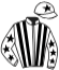 casaque portée par Claudic B. jockey du cheval de course DEAR WEAVER, information pmu ZETURF