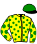 casaque portée par Bachelot T. jockey du cheval de course SILA GRECA, information pmu ZETURF casaque portée par Bachelot T. jockey du cheval de course SILA GRECA, information pmu ZETURF