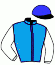 casaque portée par Duporte Mme A. jockey du cheval de course VENICE, information pmu ZETURF casaque portée par Duporte Mme A. jockey du cheval de course VENICE, information pmu ZETURF