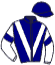 casaque portée par Velon Mlle M. jockey du cheval de course GRAND ANGEL, information pmu ZETURF casaque portée par Velon Mlle M. jockey du cheval de course GRAND ANGEL, information pmu ZETURF