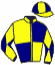 casaque portée par Non Partant jockey du cheval de course SKY GOLD, information pmu ZETURF