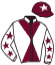 casaque portée par Boutin Hug. jockey du cheval de course CIVNYAN, information pmu ZETURF casaque portée par Boutin Hug. jockey du cheval de course CIVNYAN, information pmu ZETURF