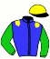 casaque portée par Beaurain T. jockey du cheval de course GALOPIN DE BALME, information pmu ZETURF casaque portée par Beaurain T. jockey du cheval de course GALOPIN DE BALME, information pmu ZETURF