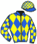casaque portée par Lemaitre A. jockey du cheval de course MRIYA, information pmu ZETURF