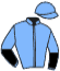 casaque portée par Trullier T. jockey du cheval de course KING ZARAK, information pmu ZETURF