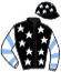 casaque portée par Demuro C. jockey du cheval de course WASABI, information pmu ZETURF